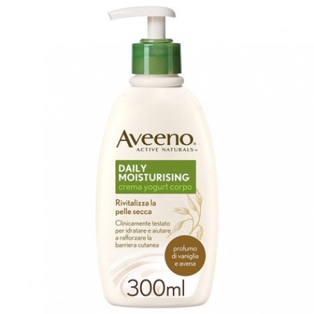 Aveeno Daily Moisturising Body Cream with Yogurt Vanilla and Oat Scent 300ml