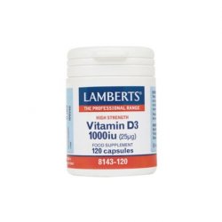 Lamberts D3 1000iu 25mg 120 Tablets