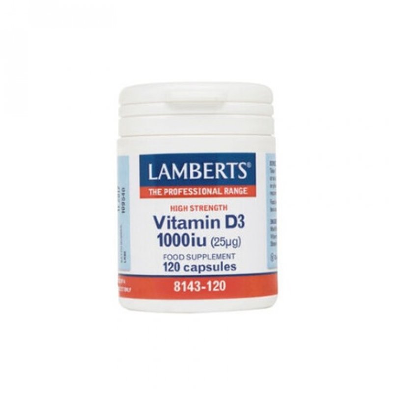 Lamberts D3 1000iu 25mg 120 Tablets
