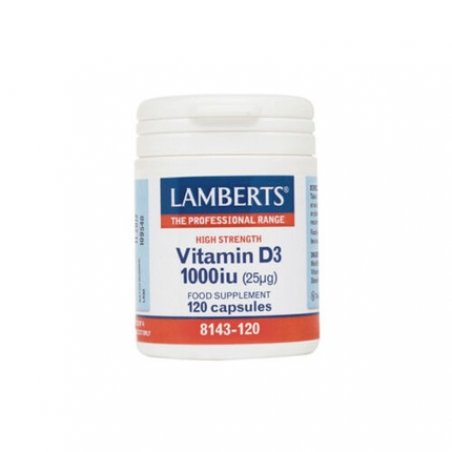 Lamberts D3 1000iu 25mg 120 Tablets