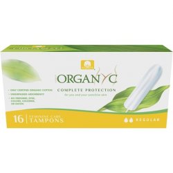 Organyc Regular Tampons 16 Count