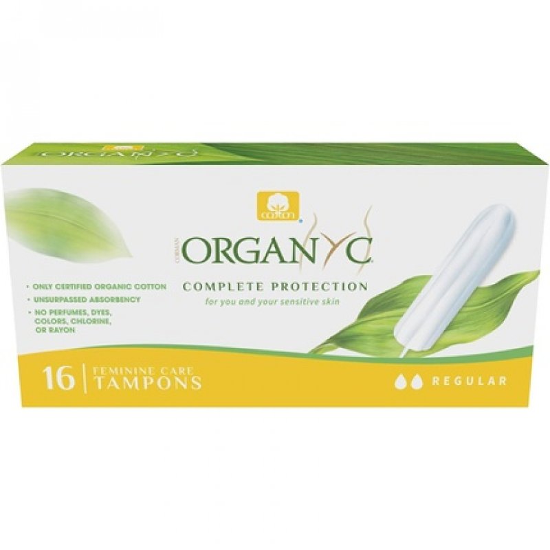 Organyc Regular Tampons 16 Count