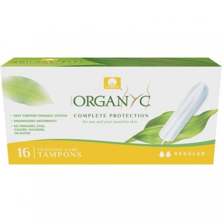 Organyc Regular Tampons 16 Count