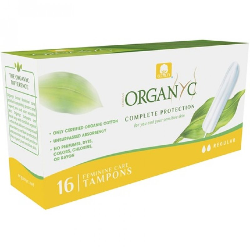 Organyc Regular Tampons 16 Count