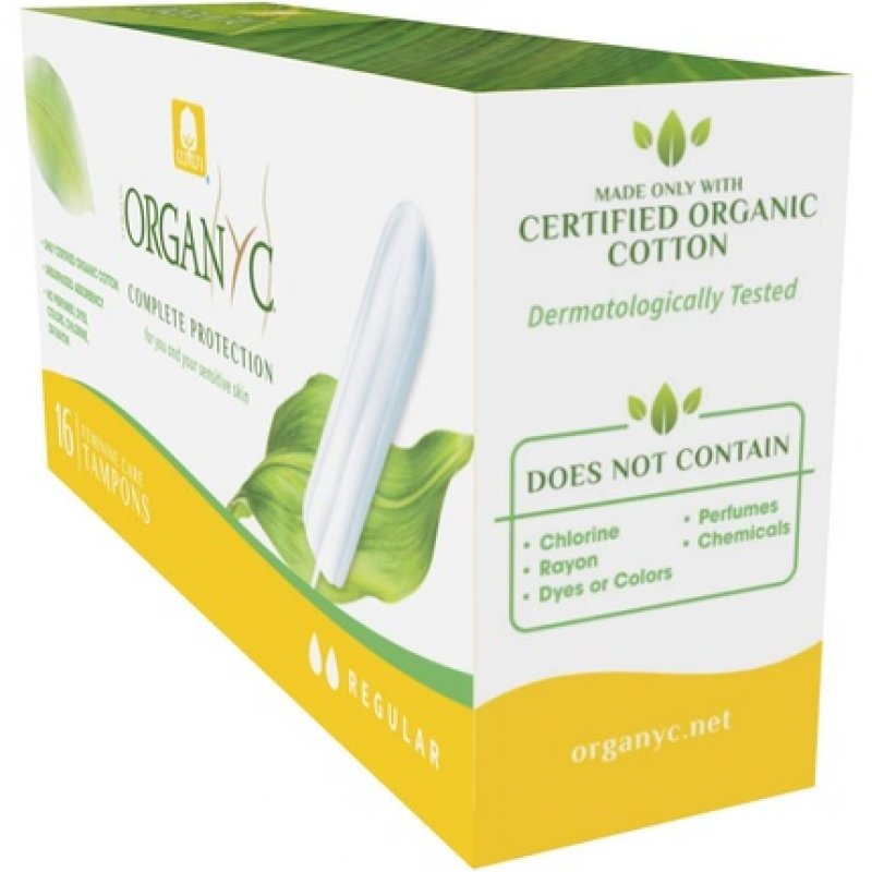 Organyc Regular Tampons 16 Count