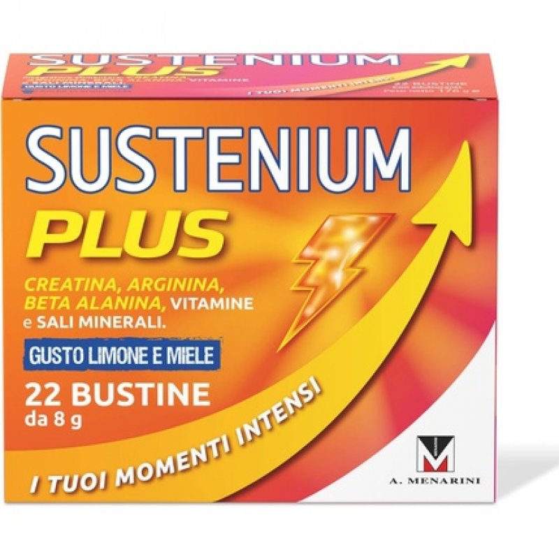 Sustenium Plus Lemon and Honey Flavor Energizing Supplement with Amino Acids, Vitamins, and Minerals for Physical and