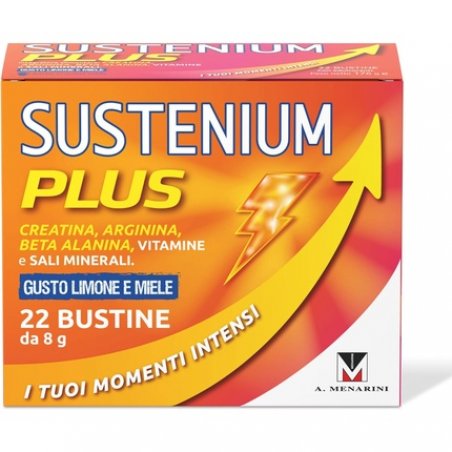 Sustenium Plus Lemon and Honey Flavor Energizing Supplement with Amino Acids, Vitamins, and Minerals for Physical and