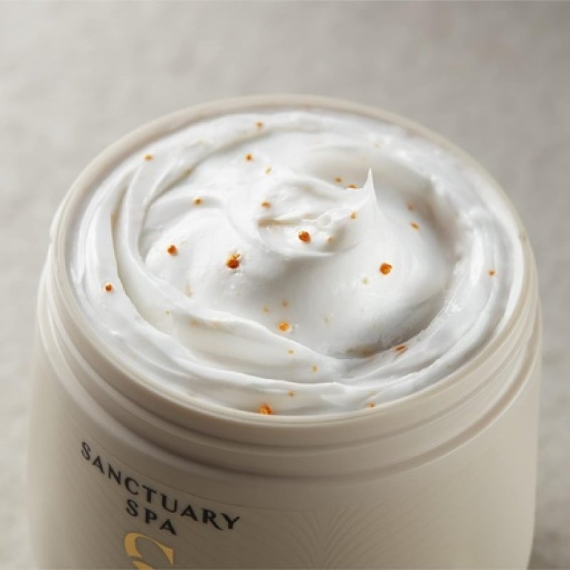 Sanctuary Spa Golden Sandalwood Melting Pearl Body Butter with Shea Butter and Argan Oil 300g