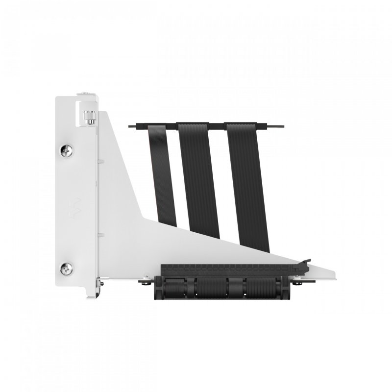 Fractal Design Flex 2 Vertical GPU Bracket with 195mm PCIe 4.0 Riser Cable, White/Black