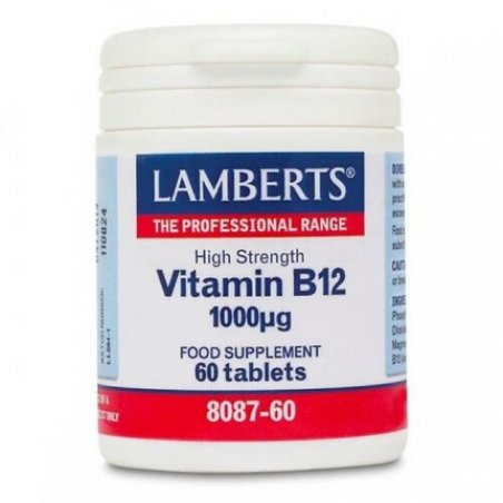 Lamberts B12 High Strength Vitamin B12 Energy and Immune Health 60 Vegan Tablets