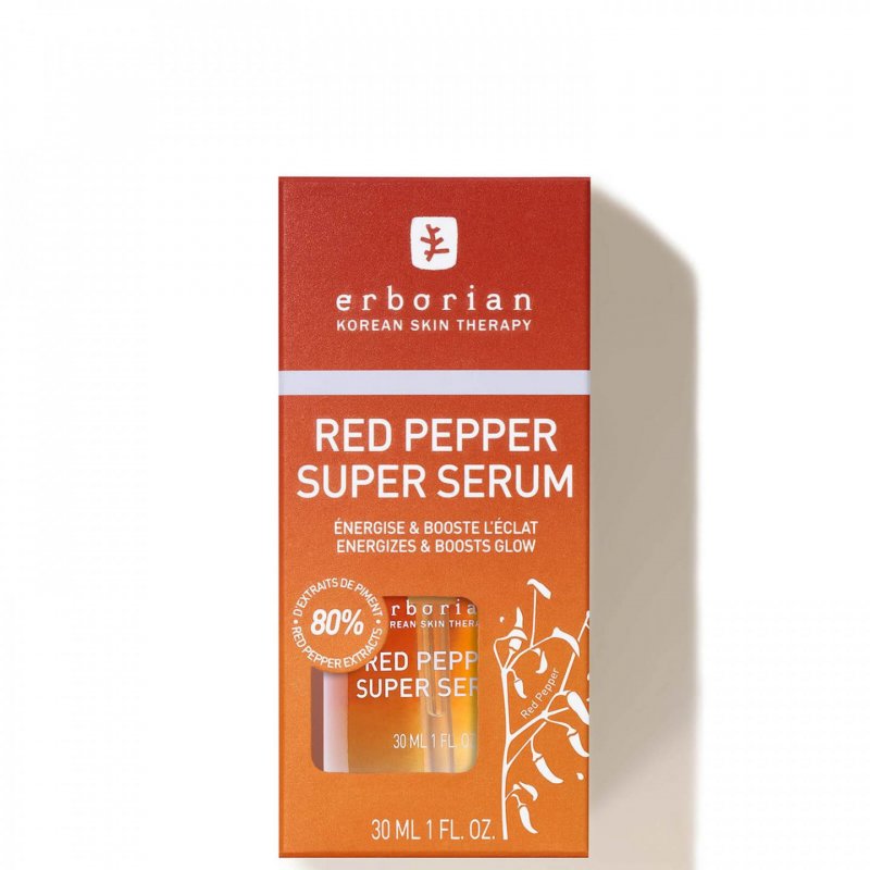 Erborian Red Pepper Super Serum Energizes Evens Out Skin Tone and Boosts Radiance 30ml