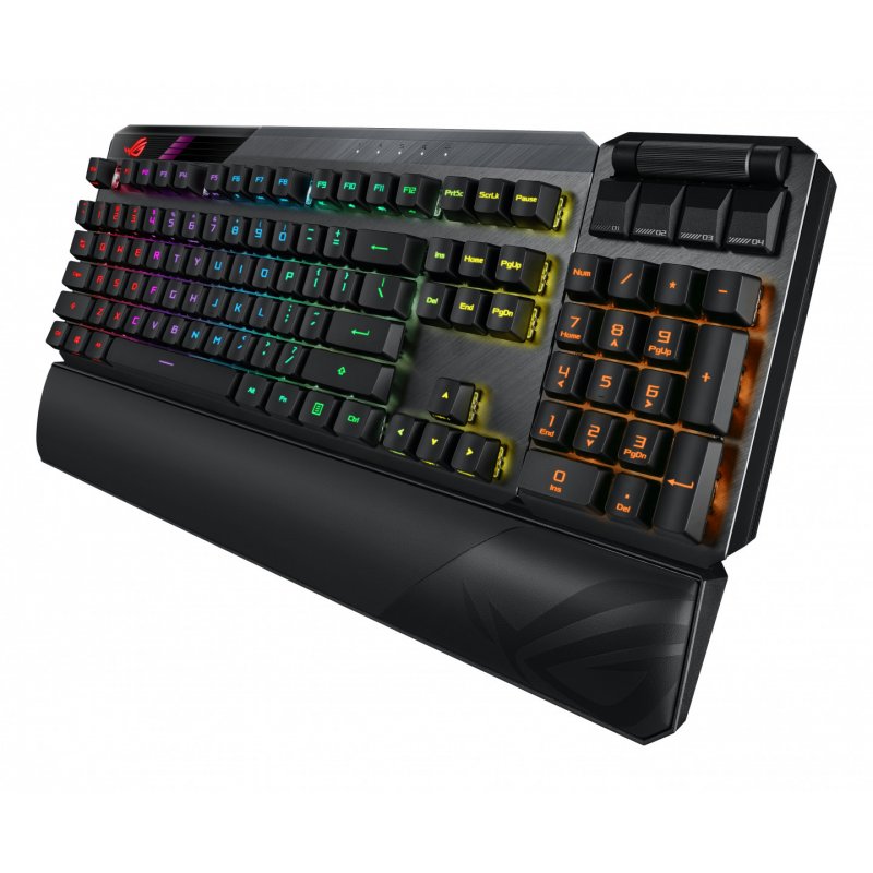 ASUS ROG CLAYMORE II clavier FR sans fil USB Noir