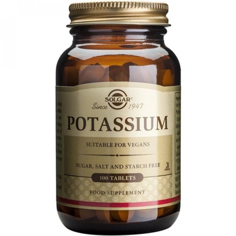Solgar Potassium 100 Tablets