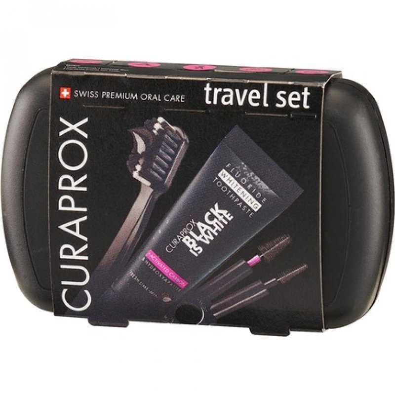Curaprox Black is White Travel Set