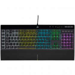 Corsair K55 RGB PRO clavier USB QWERTY Anglais britannique Noir