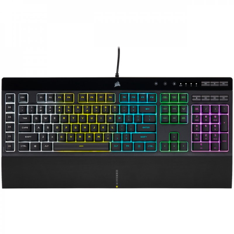 Corsair K55 RGB PRO clavier USB QWERTY Anglais britannique Noir