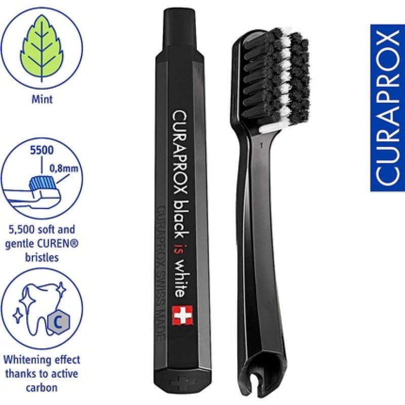 Curaprox Black is White Travel Set