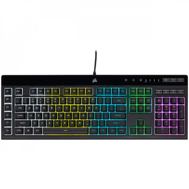 Corsair K55 RGB PRO clavier USB QWERTY Anglais britannique Noir