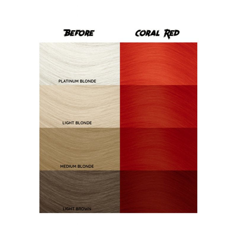CRAZY COLOR Coral Red 100 ml