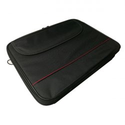 Spire 15.6" Laptop Carry Case, Black with front Storage Pocket
