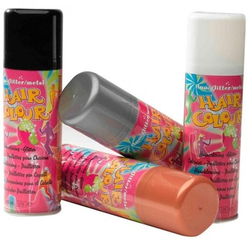 Sibel Metallic Hair Colour Spray Silver 125ml