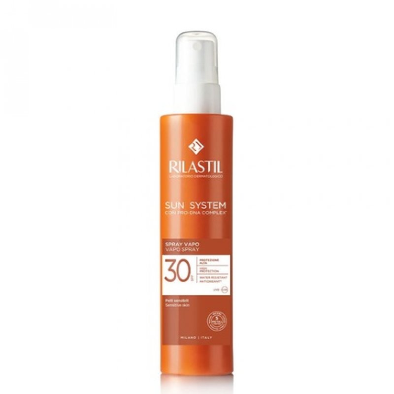 Rilastil Sun System Body Spray Ultralight SPF30 for All Skin Types Including Sensitive Skin 200ml