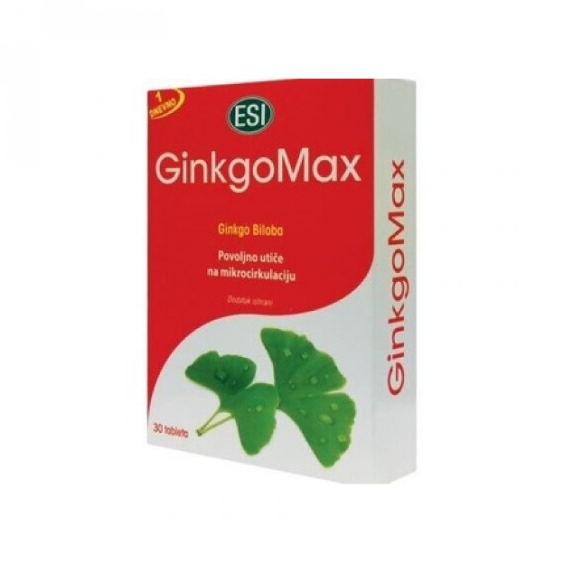 ESI GinkgoMax Advanced Brain Formula for Poor Circulation 30 Tablets