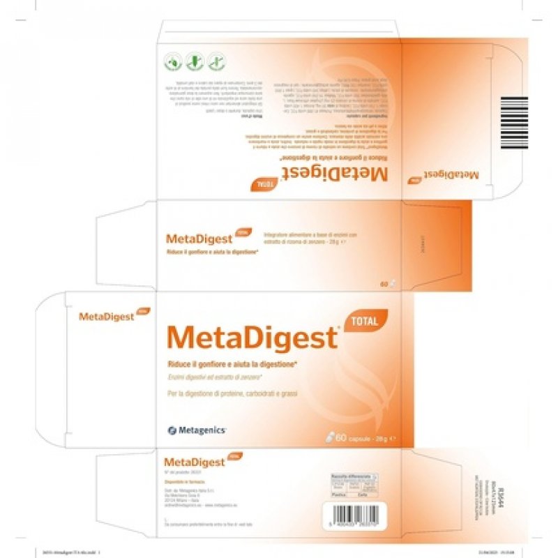 Metagenics Metadigest Total Digestion Supplement 60 Capsules