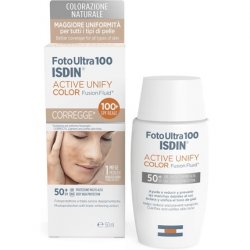 Isdin FotoUltra 100 Active Unify Color Fusion Fluid Face Sunscreen SPF50 50ml