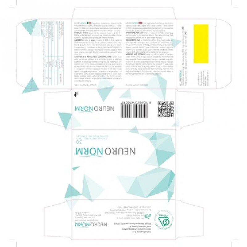 Inpha Duemila Neuronorm Brain and Visual Function Supplement 30 Capsules