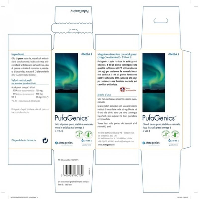 Pufagenics Liquid Limone 210ml