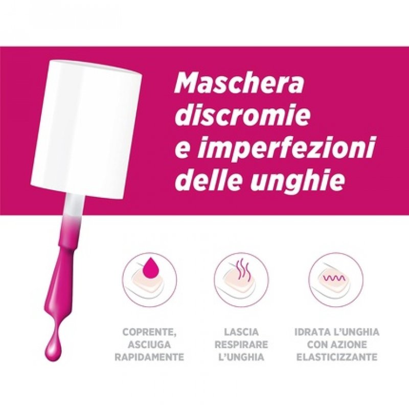 Dermovitamina Micoblock 3 in 1 Moisturizing and Breathable Nail Polish Fuchsia Color 5ml