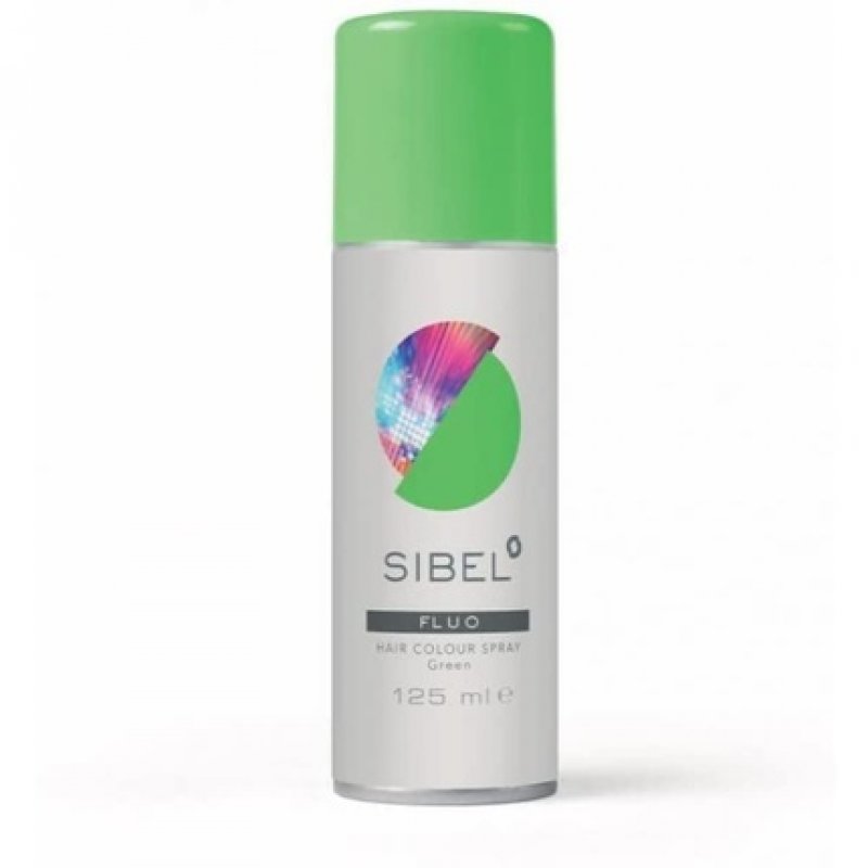 Sibel Fluorescent Hair Color Spray Green 125g