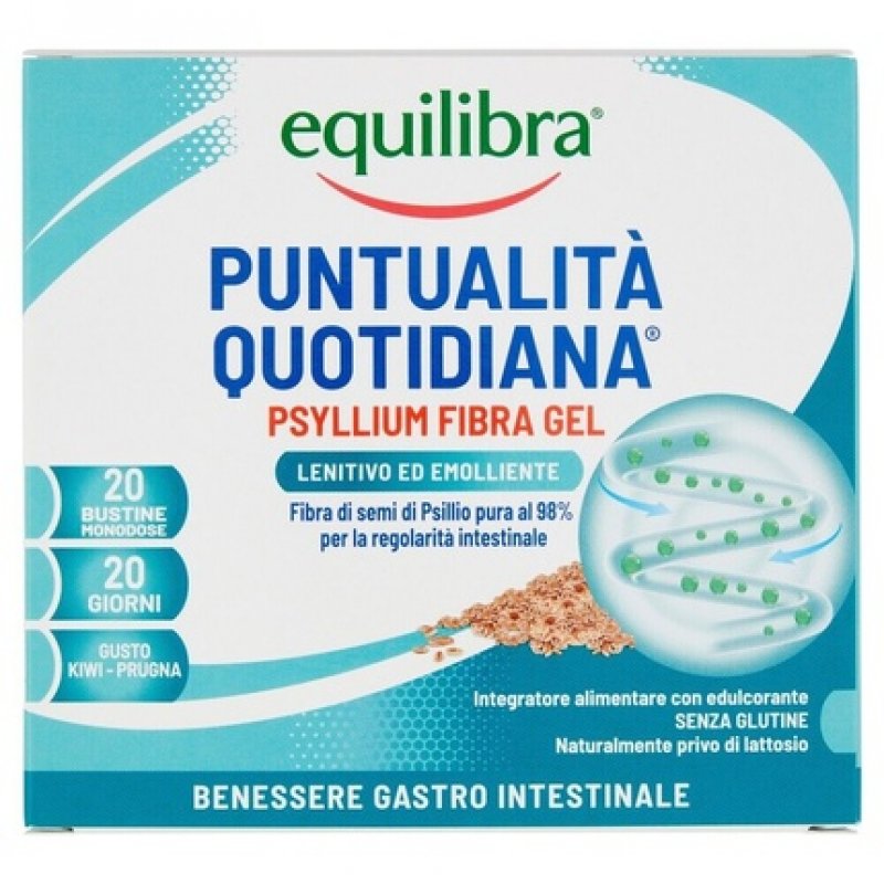 Equilibra Daily Punctuality Psyllium Fiber Gel 20 Sachets