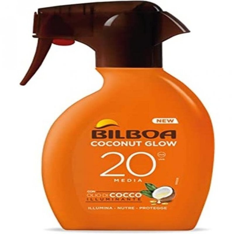 Bilboa Trigger Coconut Glow SPF 20 Sun Cream with Coconut Oil and Vitamin E 250ml