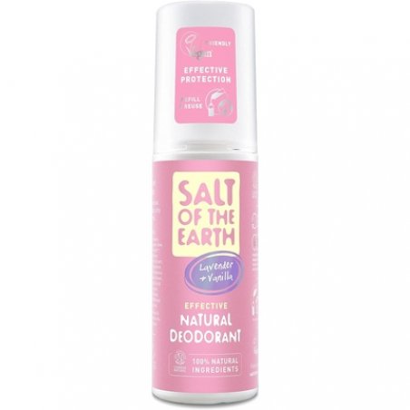 Salt of the Earth Refillable Natural Deodorant Spray 100ml Lavender & Vanilla