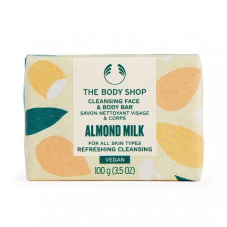 The Body Shop Almond Milk Cleansing Face & Body Bar 100g