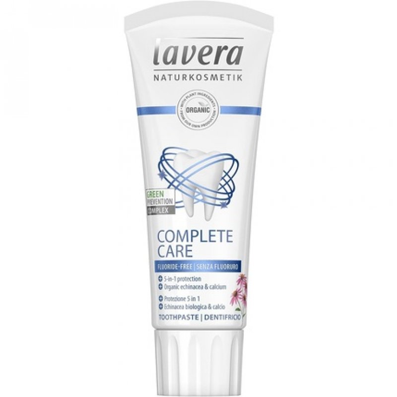 Lavera Complete Care Toothpaste Without Fluoride and Dyes with Organic Echinacea and Calcium 75ml
