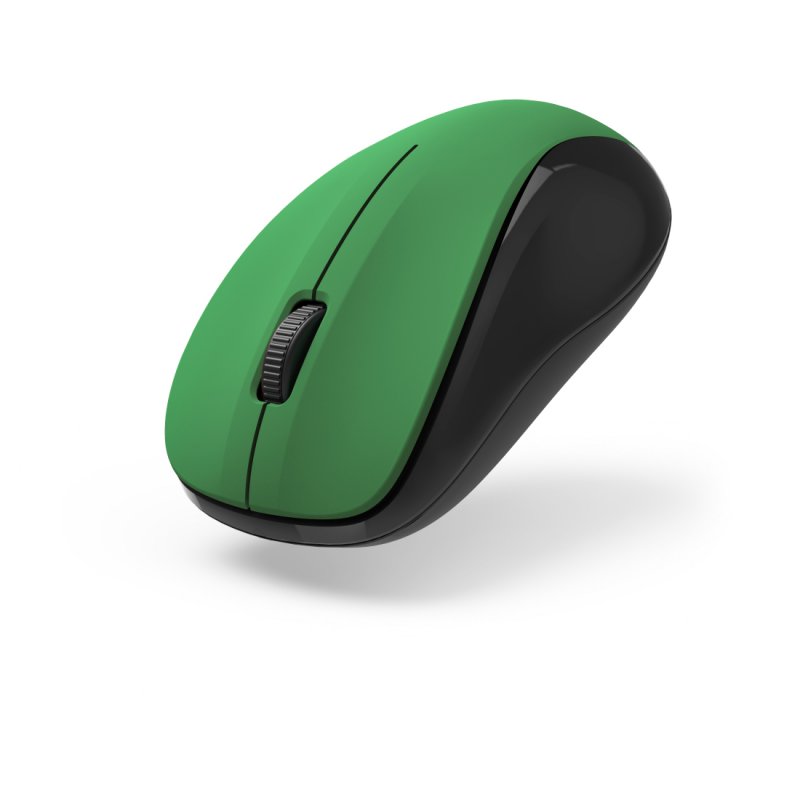Hama MW-300 V2 Wireless Optical Mouse, 3 Buttons, USB Nano Receiver, Green
