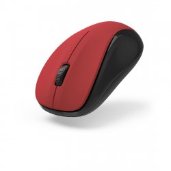 Hama MW-300 V2 Wireless Optical Mouse, 3 Buttons, USB Nano Receiver, Red