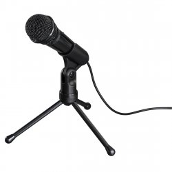 Hama MIC-P35 Allround Microphone for PC and Notebooks, 3.5mm Jack, Tripod