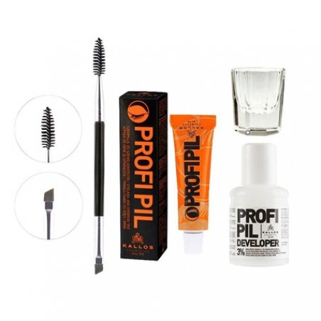Kallos Henna for Eyebrows and Eyelashes Profi Pil 3 Brown 15ml