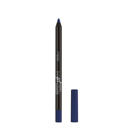 Deborah Milano 2-in-1 Kajal&Eyeliner Gel Pencil crayon contour des yeux 1,4 g Kohl 9 Deep Blue