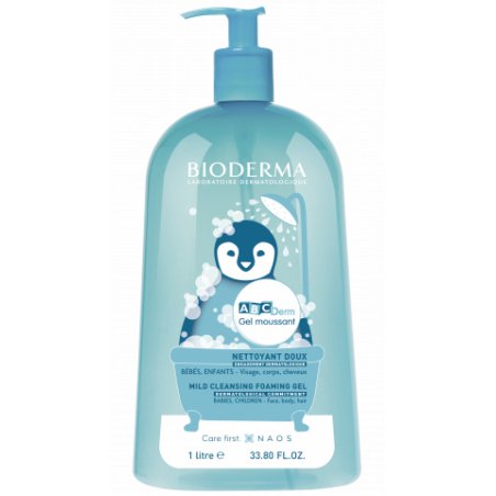 Bioderma ABCDerm Gel moussant 1000 ml