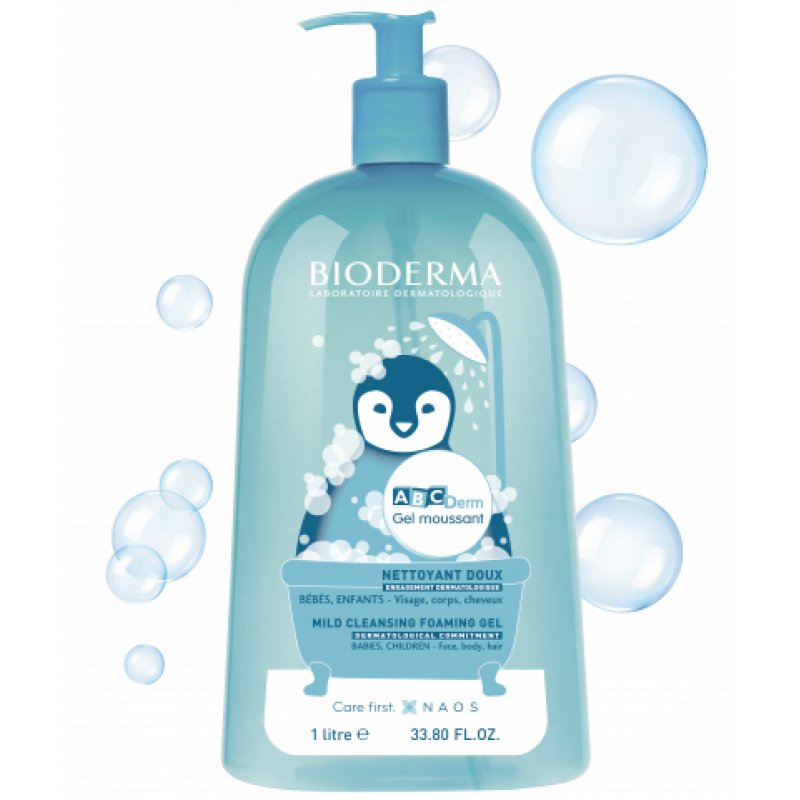 Bioderma ABCDerm Foaming Gel 1000 ml