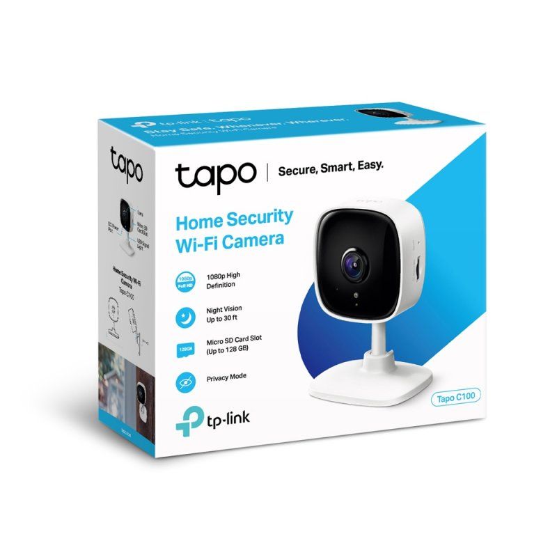 TP-Link Tapo C100 Cube Caméra de sécurité IP Intérieure 1920 x 1080 pixels