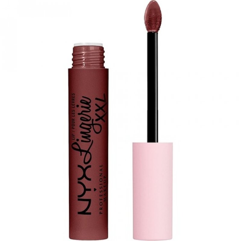 NYX Professional Makeup Lip Lingerie XXL Long Lasting Matte Liquid Lipstick Vegan Formula Deep Mesh 09