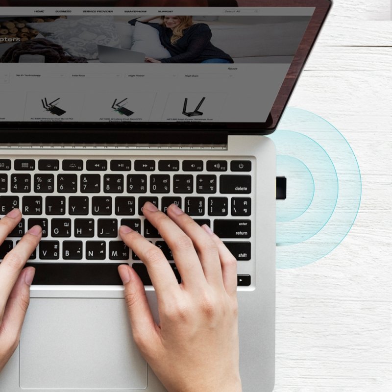 TP-LINK (Archer T2U Nano) AC600 (433 150) Wireless Dual Band USB Adapter, Advanced Security