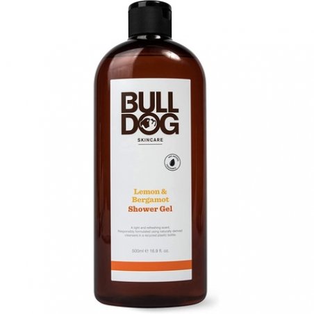 Bulldog Lemon and Bergamot Shower Gel Fresh and Revitalizing Body Wash 500ml