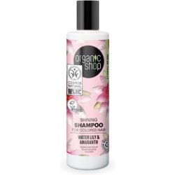 Organic Shop Shining Shampoo for Colored Hair Water Lily and Amaranth 280ml